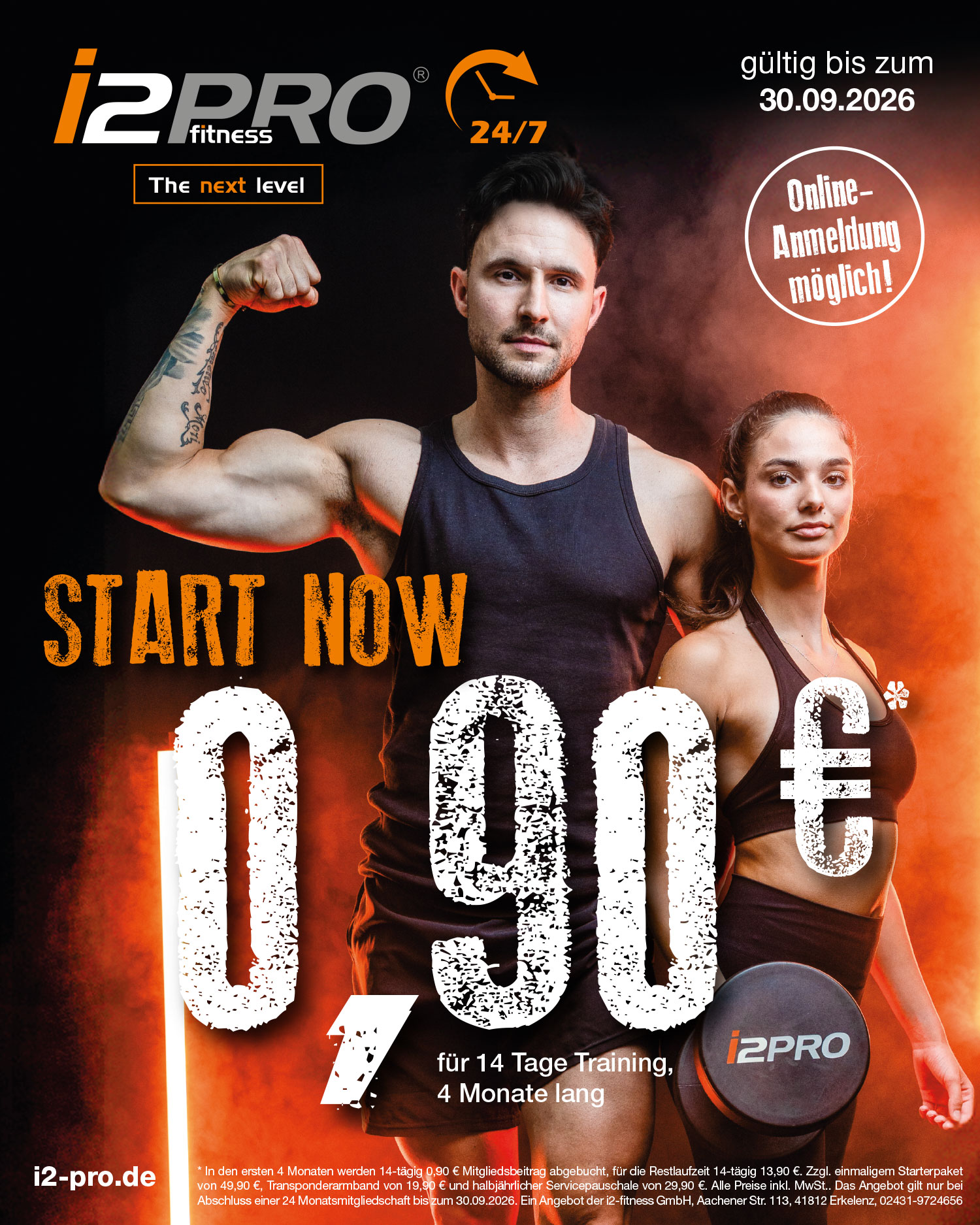 Aktion-90-4zu5-i2pro Aktuelles Angebot mit einer Ersparnis von bis zu 170,80 € beim Abschluss einer 24 monatigen Mitgliedschaft