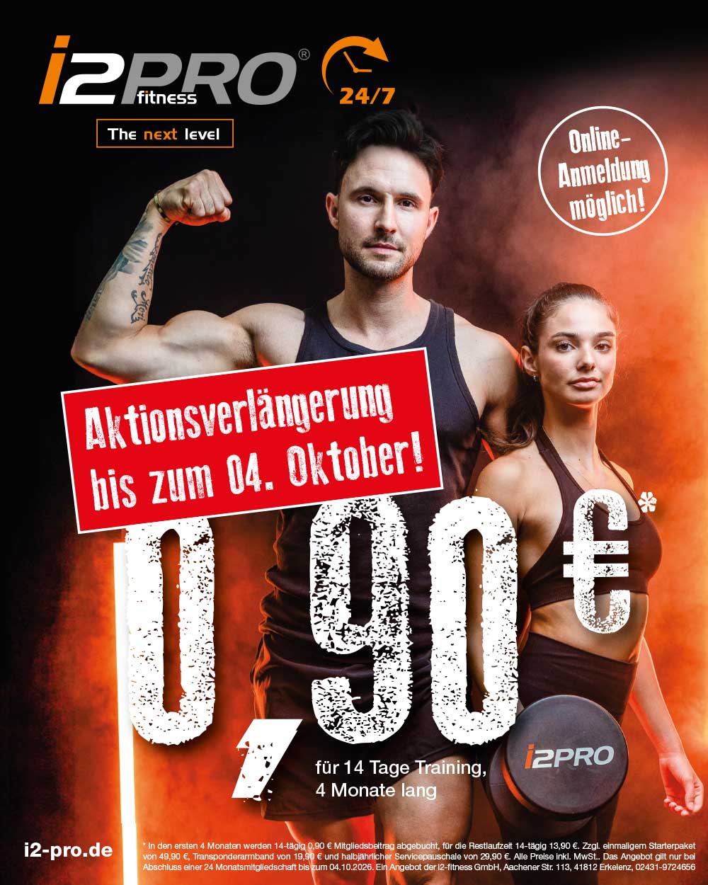 Aktuelles Angebot mit einer Ersparnis von bis zu 170,80 € beim Abschluss einer 24 monatigen Mitgliedschaft